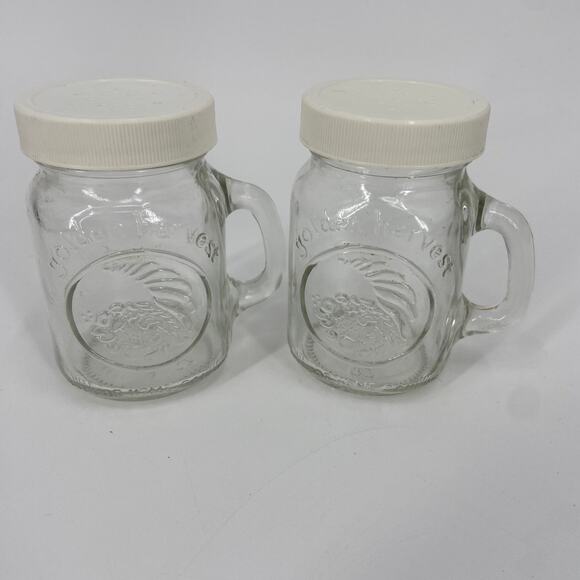 Golden Harvest Other - Golden Harvest Salt & Pepper Shaker Mini Mason Jars